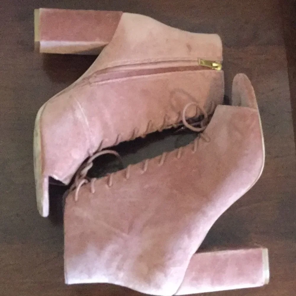 Joie Lakia Open Toe Velvet Bootie - Picture 2 of 8